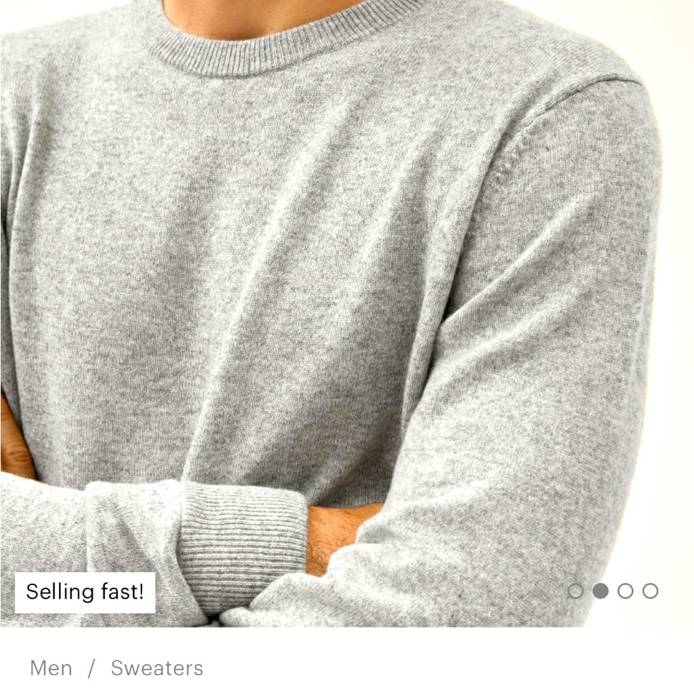 Unworn New Cashmere Sweater